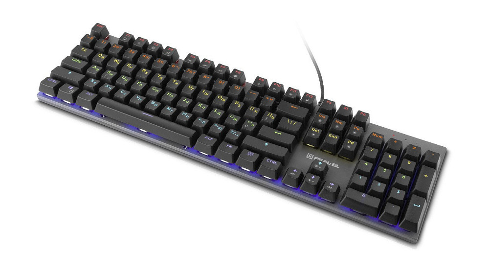 Клавіатура REAL-EL M 13 Grey USB Сірий Харьков - изображение 6