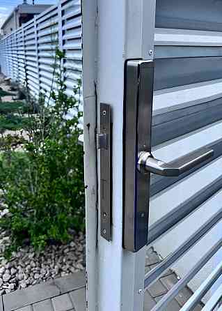 PES Aston сірий смарт замок з нержавіючої сталі Київ