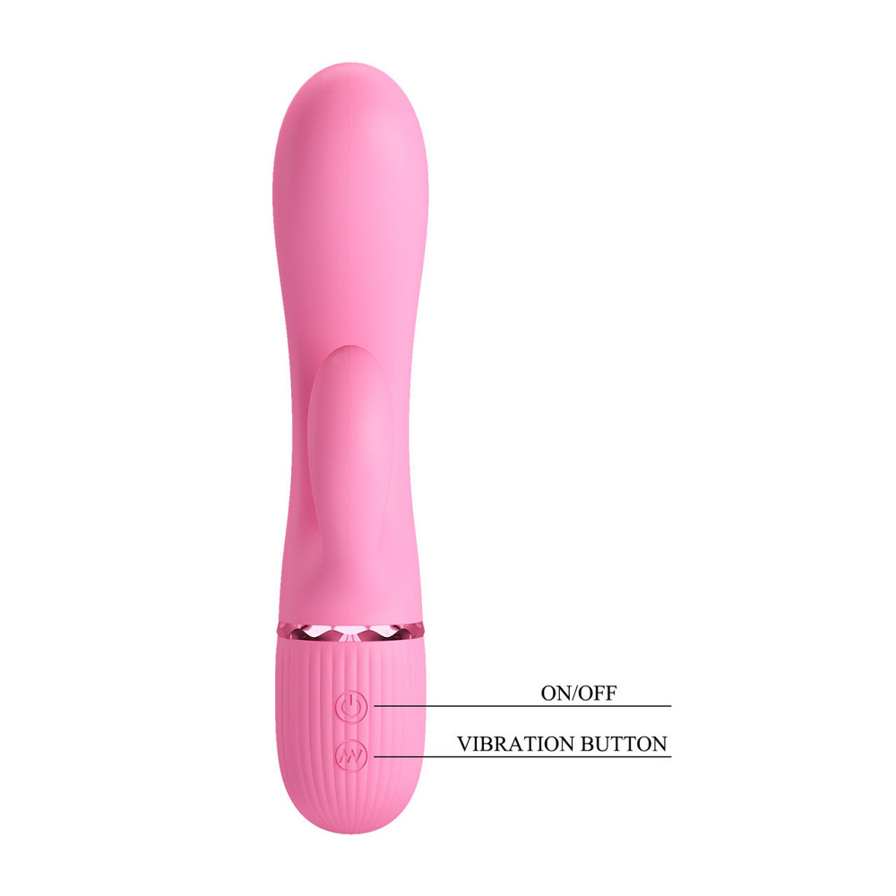 Вибратор-кролик PRETTY LOVE Marski розовый, 18 х 3.6 см Sex Aura Киев - изображение 4