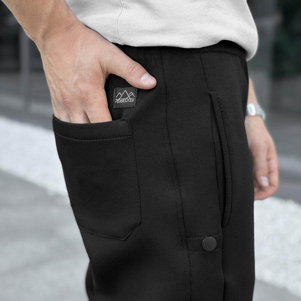 Чоловічі чорні джогери Pobedov Flex Київ - фото 4