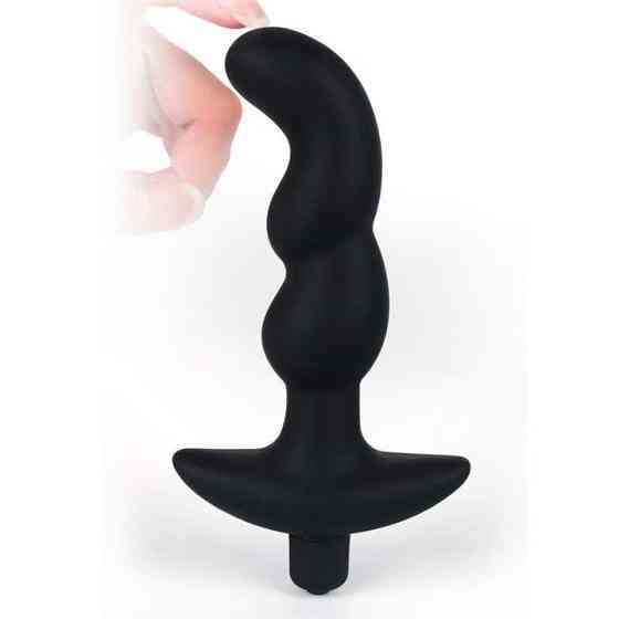 Анальний вібратор 10 режимів вібрації - Чорний - Анальні іграшки Вінниця