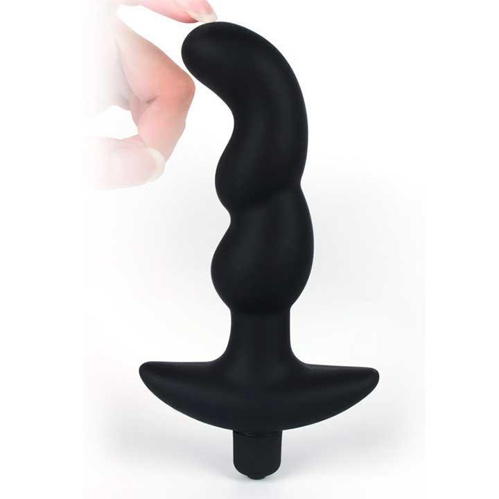 Анальний вібратор 10 режимів вібрації - Чорний - Анальні іграшки Вінниця - фото 1