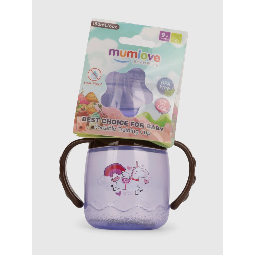 Поильник с силиконовым носиком MGZ-0314(Violet) 180 мл Винница - изображение 2