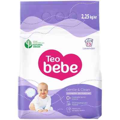 Пральний порошок Teo bebe Gentle &amp; Clean Lavender 2.25 кг (3800024048449) Вінниця