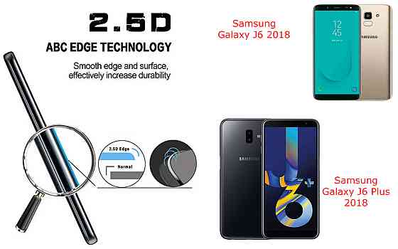 Защитное стекло ArmorGlass для Samsung Galaxy J6 2018, Galaxy J6 Plus 2018 – устойчивое к царапинам и ударам Киев
