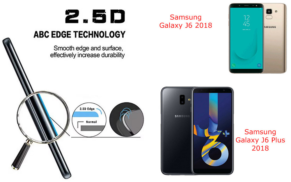 Защитное стекло ArmorGlass для Samsung Galaxy J6 2018, Galaxy J6 Plus 2018 – устойчивое к царапинам и ударам Киев - изображение 2