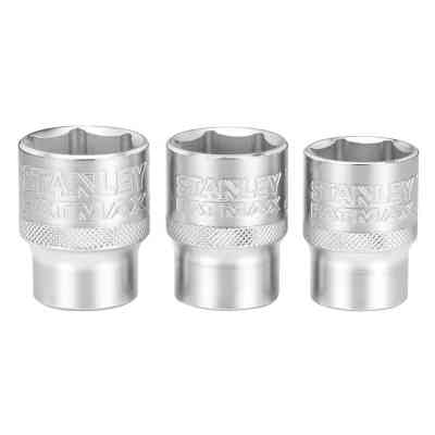 Набор головок Stanley торцевых 1/2" Maxi Drive, с шестигранным профилем, 3 шт: 21, 22, 24 мм. (FMMT17095-0) Винница