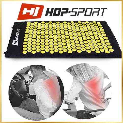 Масажний мат Hop-Sport для акупунктури з голчастою поверхнею для зняття напруги та поліпшення самопочуття Київ