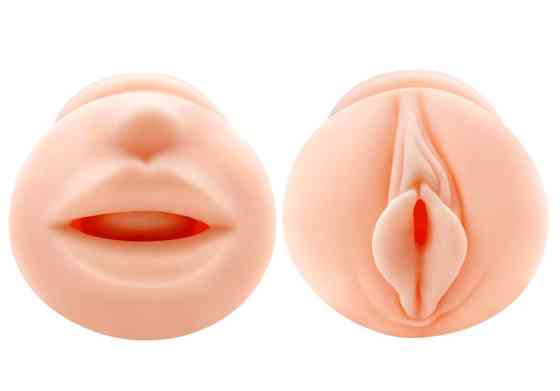 Мастурбатор с двумя входами Crazy Bull - NANCY Pocket Pussyм DOUBLE MASTURBATOR, BM-009224H Sex Aura Киев