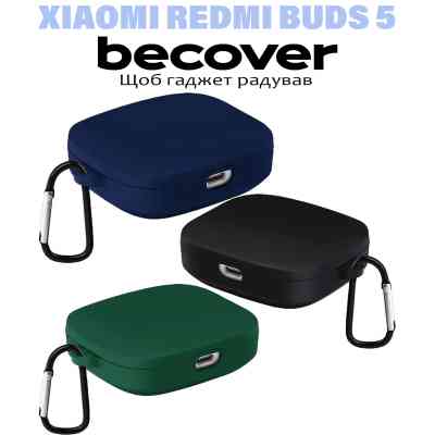 Чехол для наушников BeCover Silicon для Xiaomi Redmi Buds 5 Deep Blue (710957) Винница