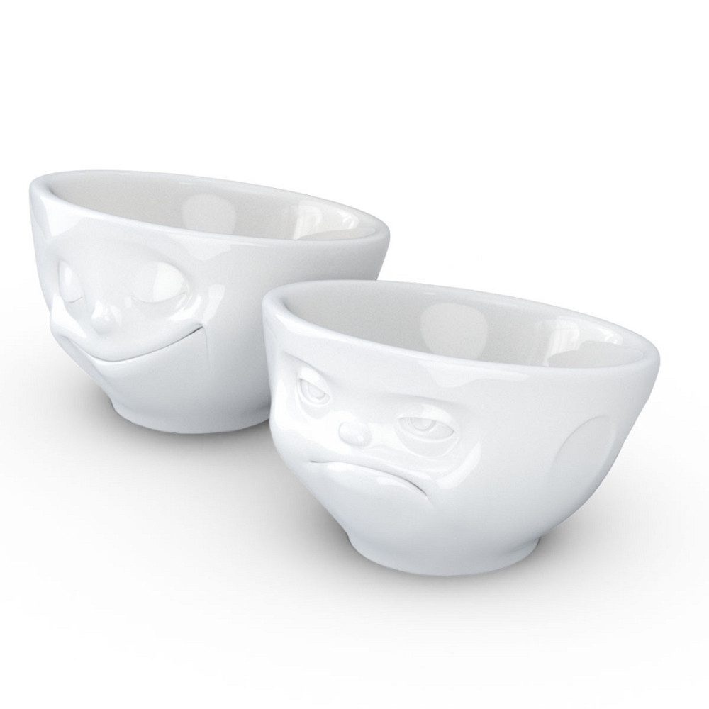 Набор фарфоровых подставок для яиц Tassen Счастья и Хмм (2 штуки) Киев - изображение 5