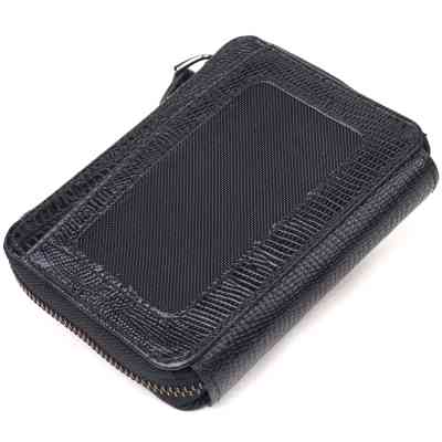 Портмоне Canpellini Из натуральной кожи Черное (21494) Винница