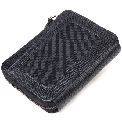 Портмоне Canpellini Из натуральной кожи Черное (21494) Винница - изображение 6