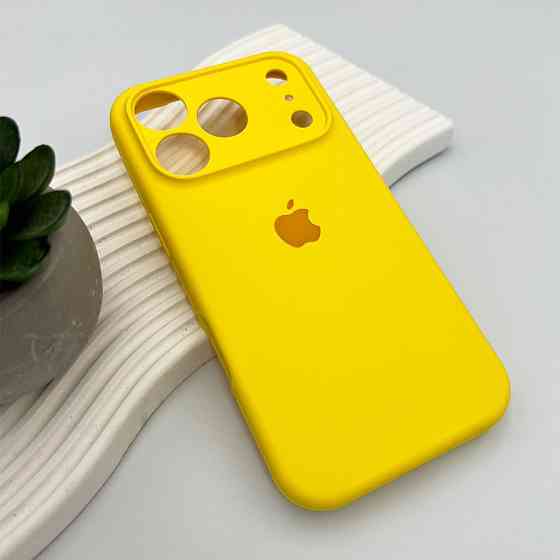Чохол для смартфона Silicone Full Case AA Camera Protect for Apple iPhone 17 Pro Max 33,Canary Yellow Київ