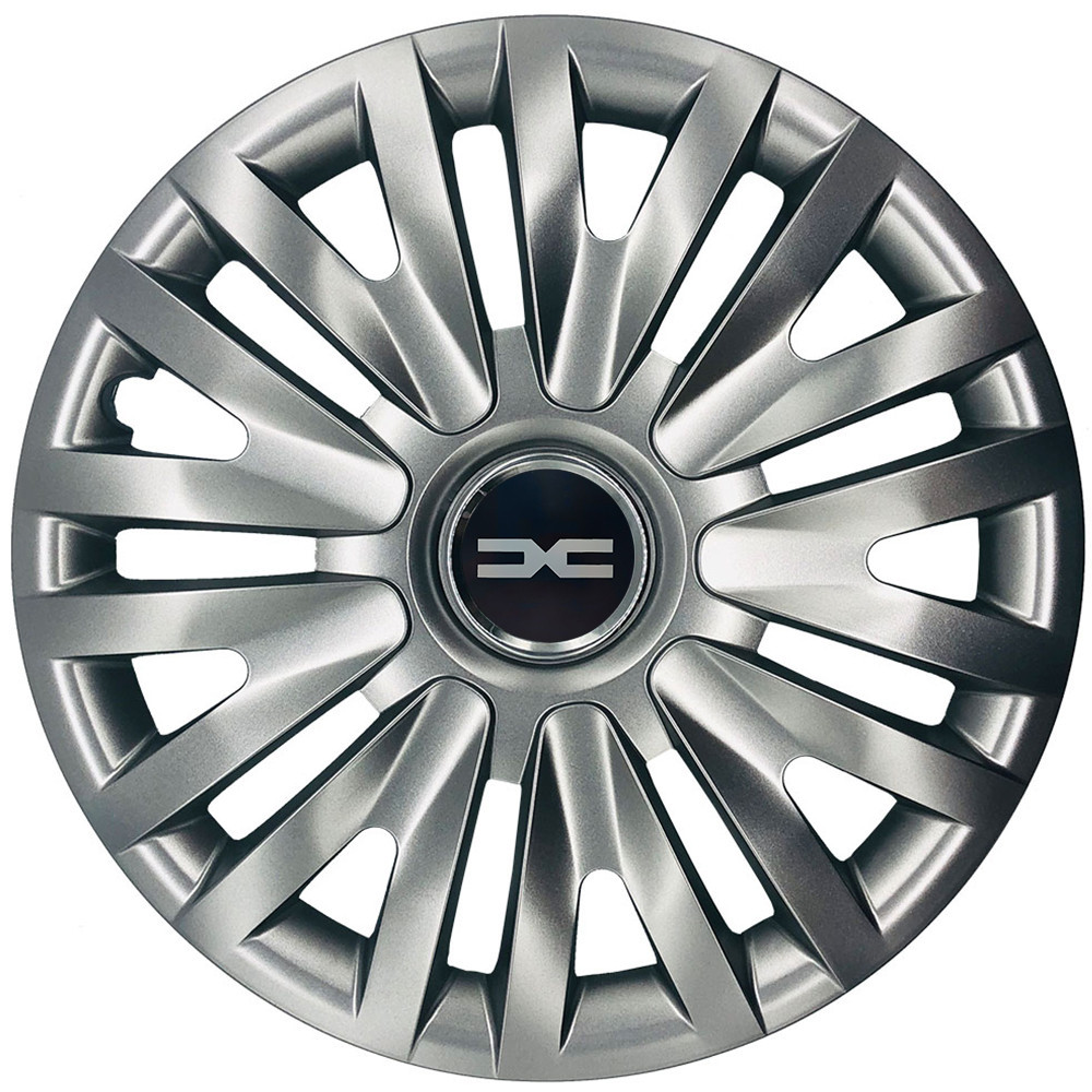 Автомобильные модельные колпаки R13 Dacia NEW 103 4шт, SJS, серебристые Киев - изображение 1