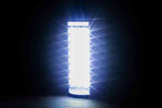 Фонарь ALMINA переносной светодиодный с повербанком 24 LED, ЗУ 220V, сменный аккумулятор 6В Power Bank Київ