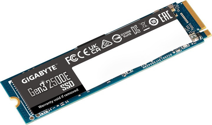 Накопичувач SSD 500 GB Gigabyte Gen3 2500E M.2 PCIe NVMe 3.0 x4 3D TLC (G325E500G) ( 22101 ) Харьков - изображение 5