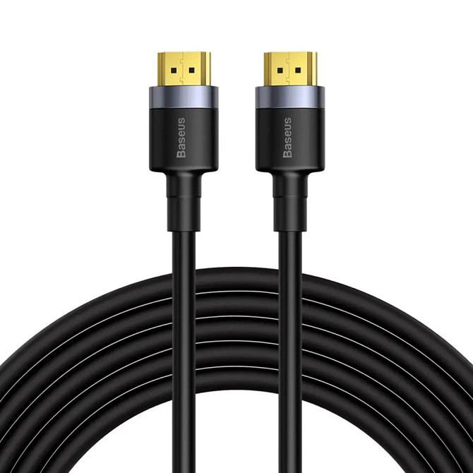 HDMI кабель Baseus Cafule 4K HDMI Male to HDMI Male CADKLF-F01 (Чорний, 2м) Николаев - изображение 1