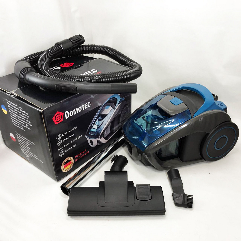 Пилосос контейнерний без мішка Domotec MS-4404 4500 Вт, Пилосос з хорошим всмоктуванням XW-94 Львів - фото 13