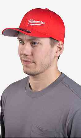 Бейсболка BCS MILWAUKEE червона, розмір L/XL Одеса