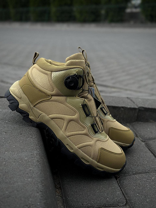 Демісезонні військові черевики койот, прошиті тактичні черевики для міста, служби та складної місцевості Львів - фото 4