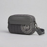 Чоловіча брендова сумка, барсетка на плече Lacoste (1097) grey