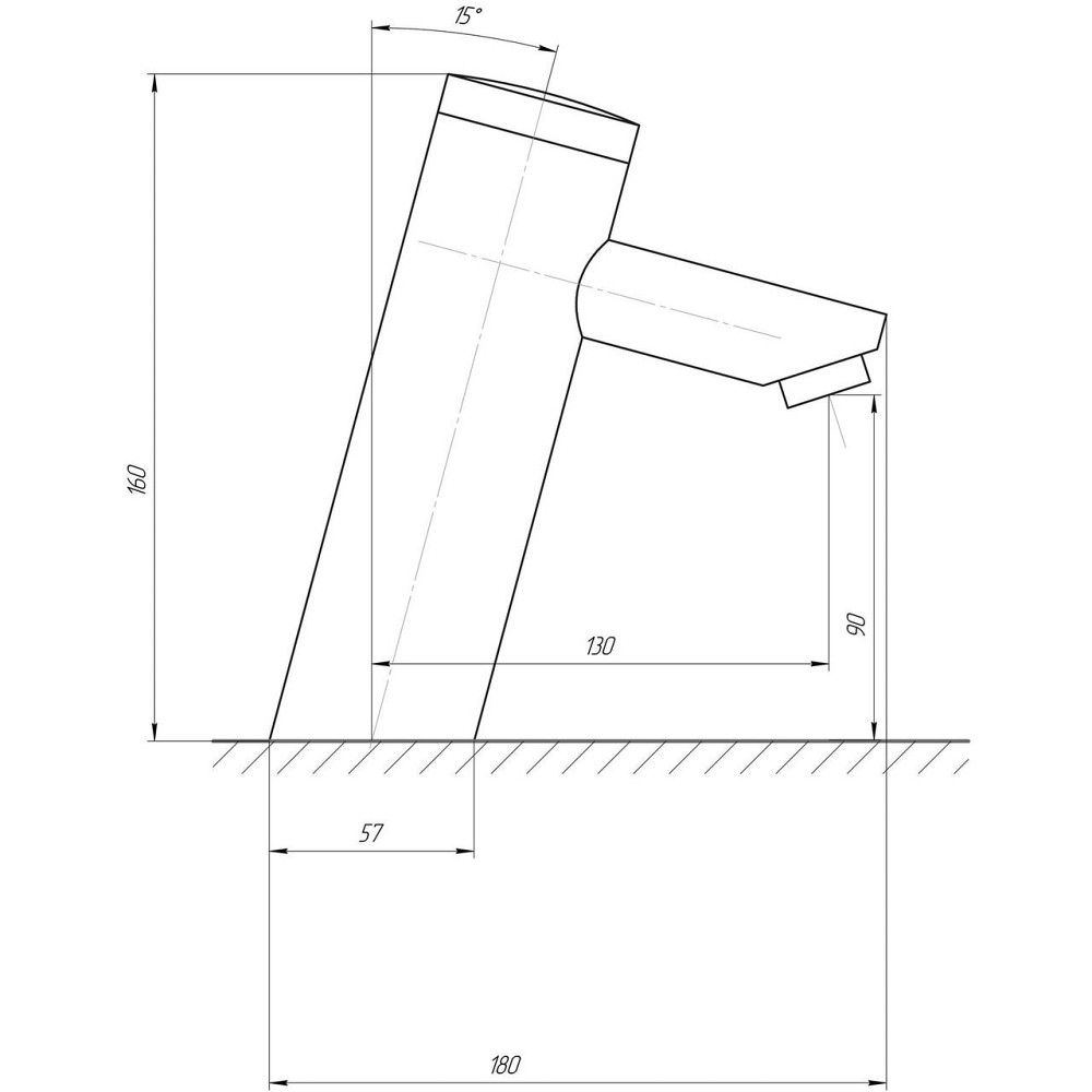 Монокран інфрачервоний для умивальника TREMOLADA TREMO-8501 BATTERY Київ - фото 2