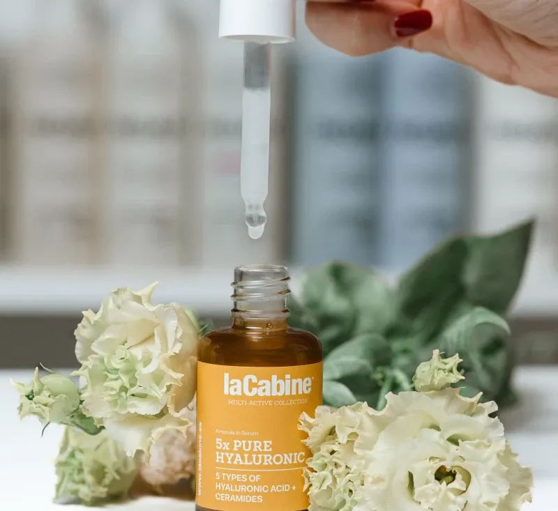 Висококонцентрована зволожувальна сироватка проти зморшок з 5 гіалуроновими кислотами 5xPURE HYALURONIC LaCabine, 30 мл Дніпро - фото 2