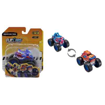 Машина Flip Cars 2 в 1 Монстр-трак Волк (EU463875A-01) Винница