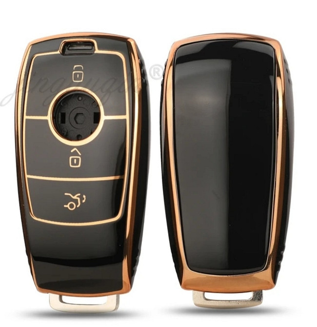 Захисний чохол для автомобільного ключа Mercedes Benz Чорний Смела - изображение 1