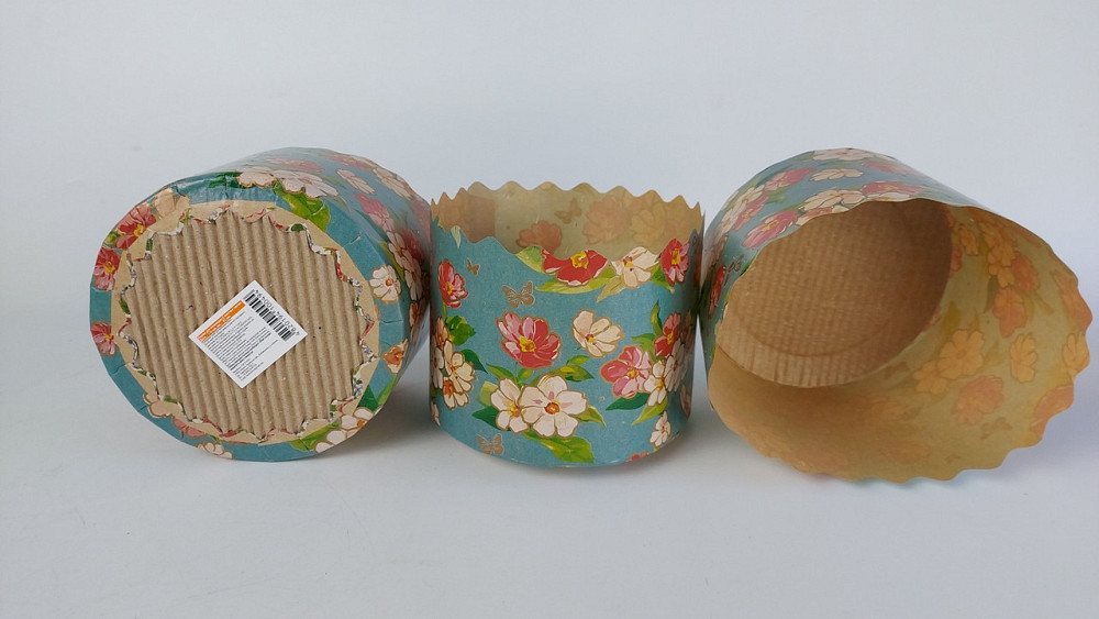 Форми для Пасок 300 гр d110 h85 Квіти 50 шт/пач. Харків - фото 3