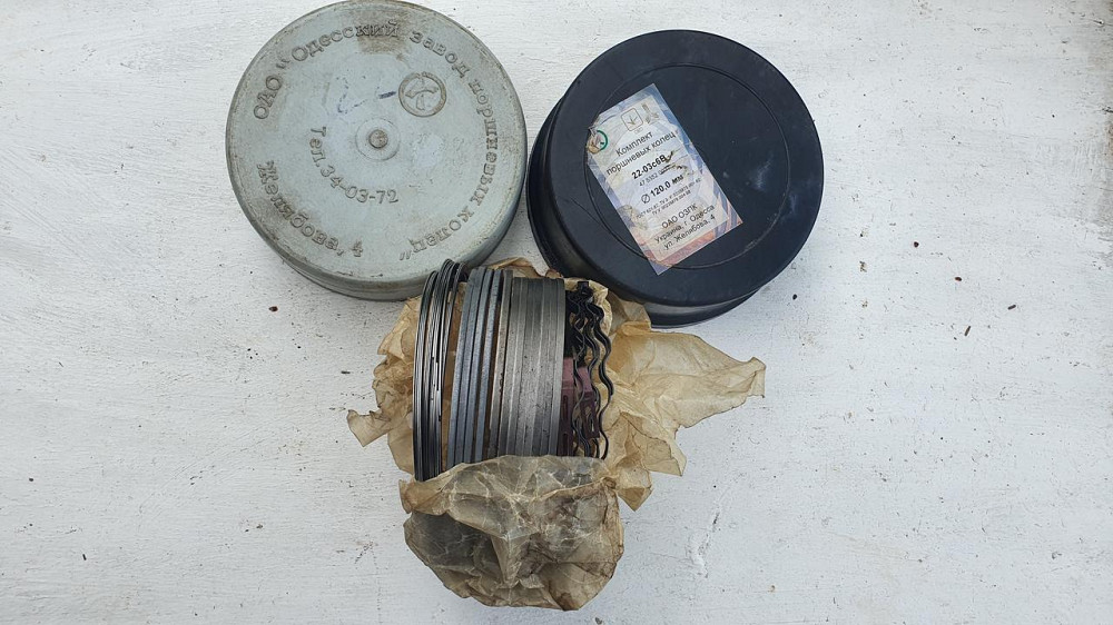 Кільця поршневі СМД-22. Одеса. Діаметр — 120 мм. 22-03с6В. Харків - фото 1