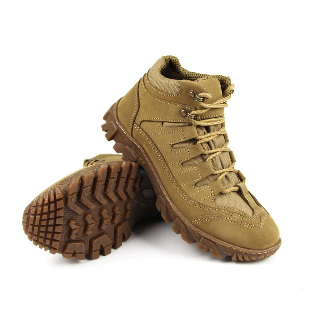 Тактическая обувь койот демисезонная, военные мужские ботинки, прочные, кожаные, износостойкие Львов - изображение 4