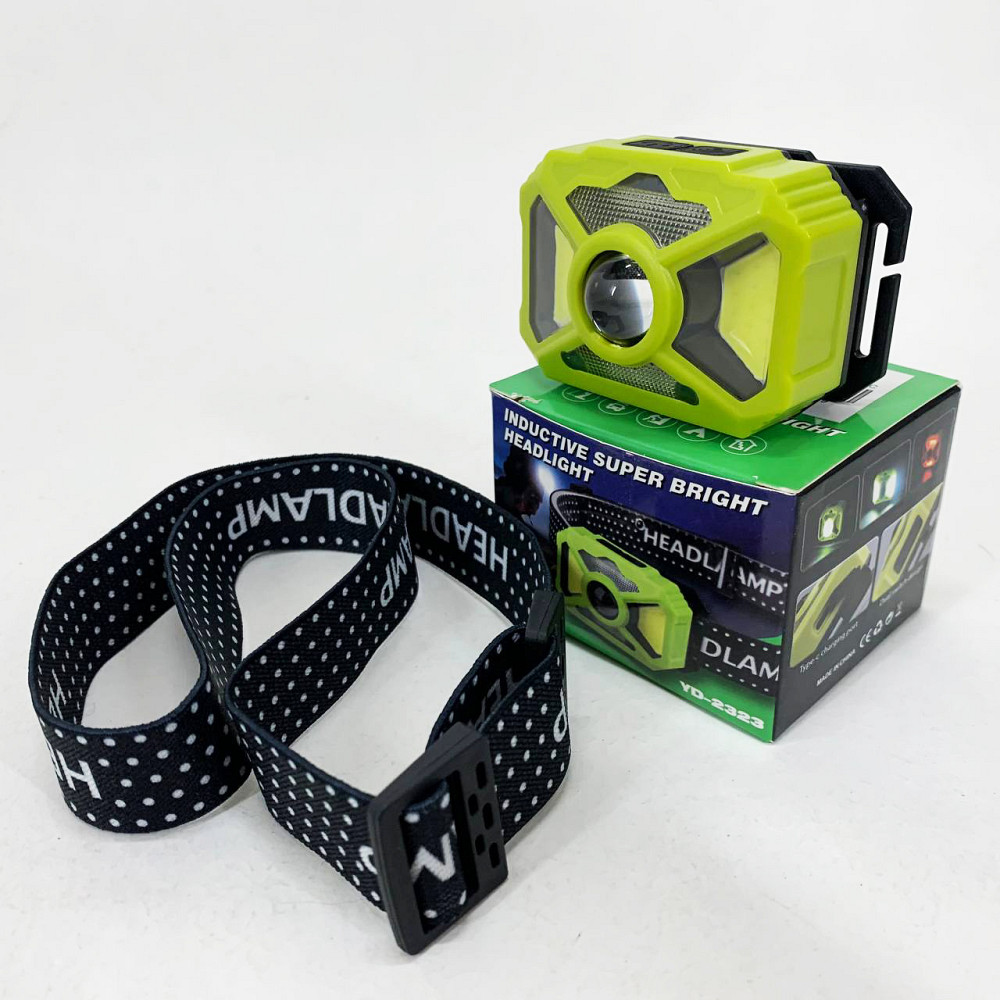 Фонарь на голову диодный, Налобный фонарик bailong, Налобный фонарик с usb зарядкой WI-20 Львов - изображение 1