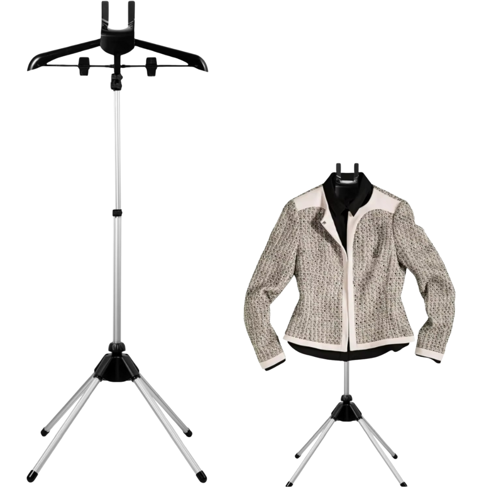 Стойка вешалка для отпаривателя одежды,телескопическая для глажки вещей паром,выдвижная 85-160 см,черная Каменец-Подольский - изображение 4