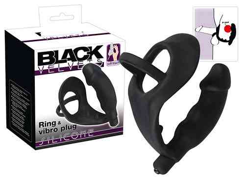 Анальна пробка BV Ring + vibro plug Sex Aura Київ