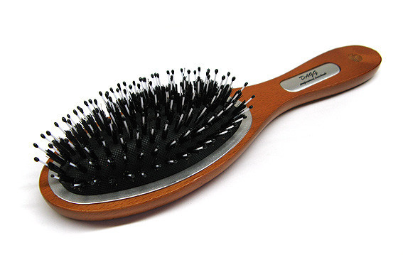 Гребінець для волосся з натуральною щетиною дерев'яна Київ - фото 1