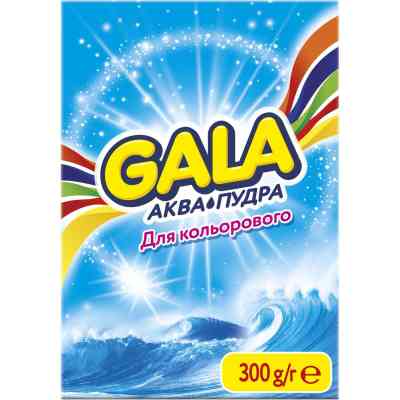 Стиральный порошок Gala Аква-Пудра Морская свежесть для цветного белья 300 г (8006540512159) Винница