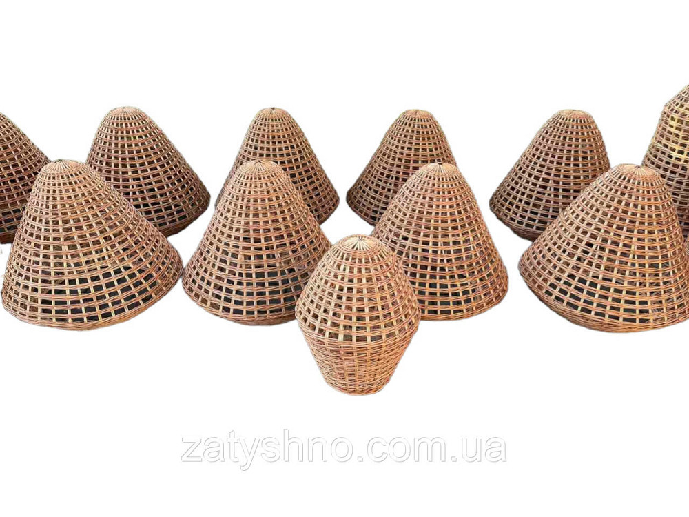 Комплект люстер в кафе 17 шт | абажур напольный  | плетеная люстра из лозы Киев - изображение 2