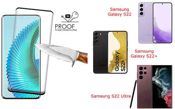 Захисне скло HyperGlass Pro для Samsung Galaxy S22, S22+, S22 Ultra – максимальна чутливість та захист Київ