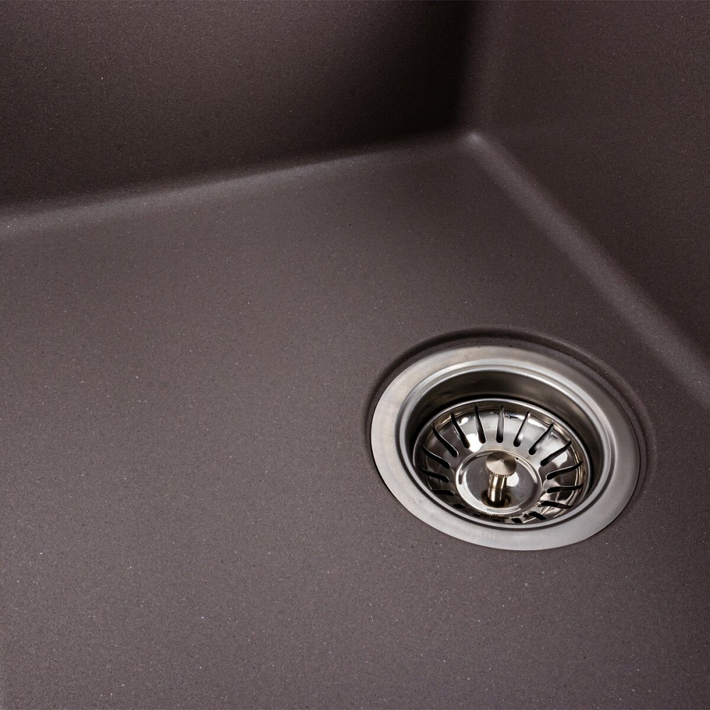 VALESO Гранітна мийка для кухні VALESO ZIRKONE 6250 матова Дюна Киев - изображение 3