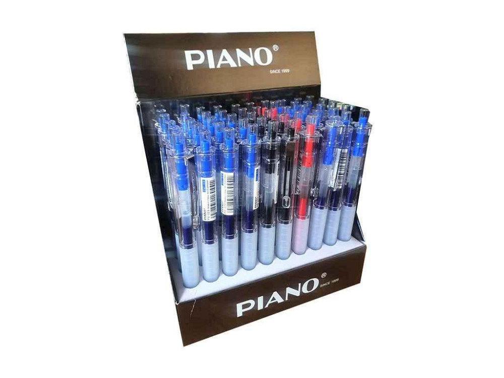 Ручка масляная черный автомат 0,7мм РGT-023 ТМ PIANO Киев - изображение 1