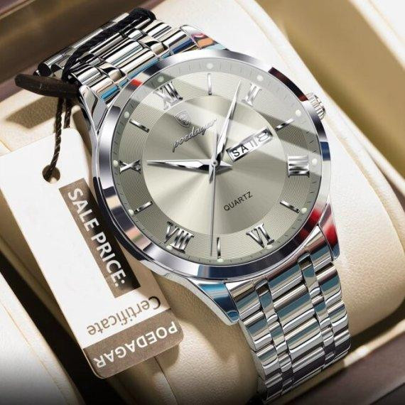 Годинник чоловічий наручний Poedagar Berlin Nylon Creamy (2 ремінці) Київ - фото 5