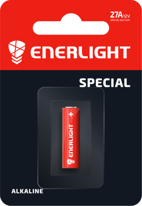 Батарейка таблетка ENERLIGHT Special Alkaline 27A 12V блістер 1 шт. Рівне - фото 1