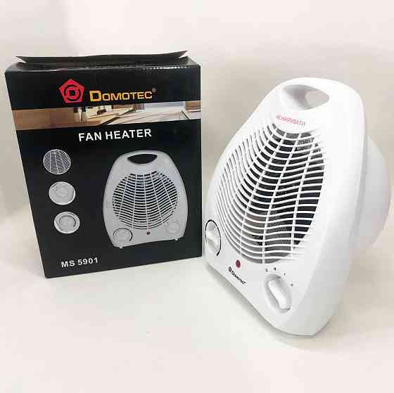 Электрический обогреватель для офиса Domotec, Мини нагреватель воздуха, Тепловентилятор для квартиры IH-71 Львов