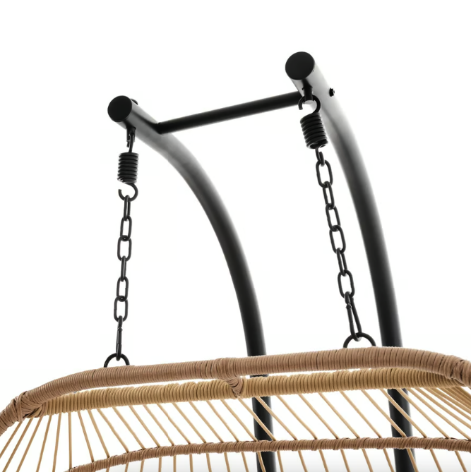 Підвісне крісло-кокон Di Volio Rona двомісне бежевий Киев - изображение 9