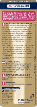 Balea Vital 5in1 крем від втоми очей, 15 мл Львів - фото 3