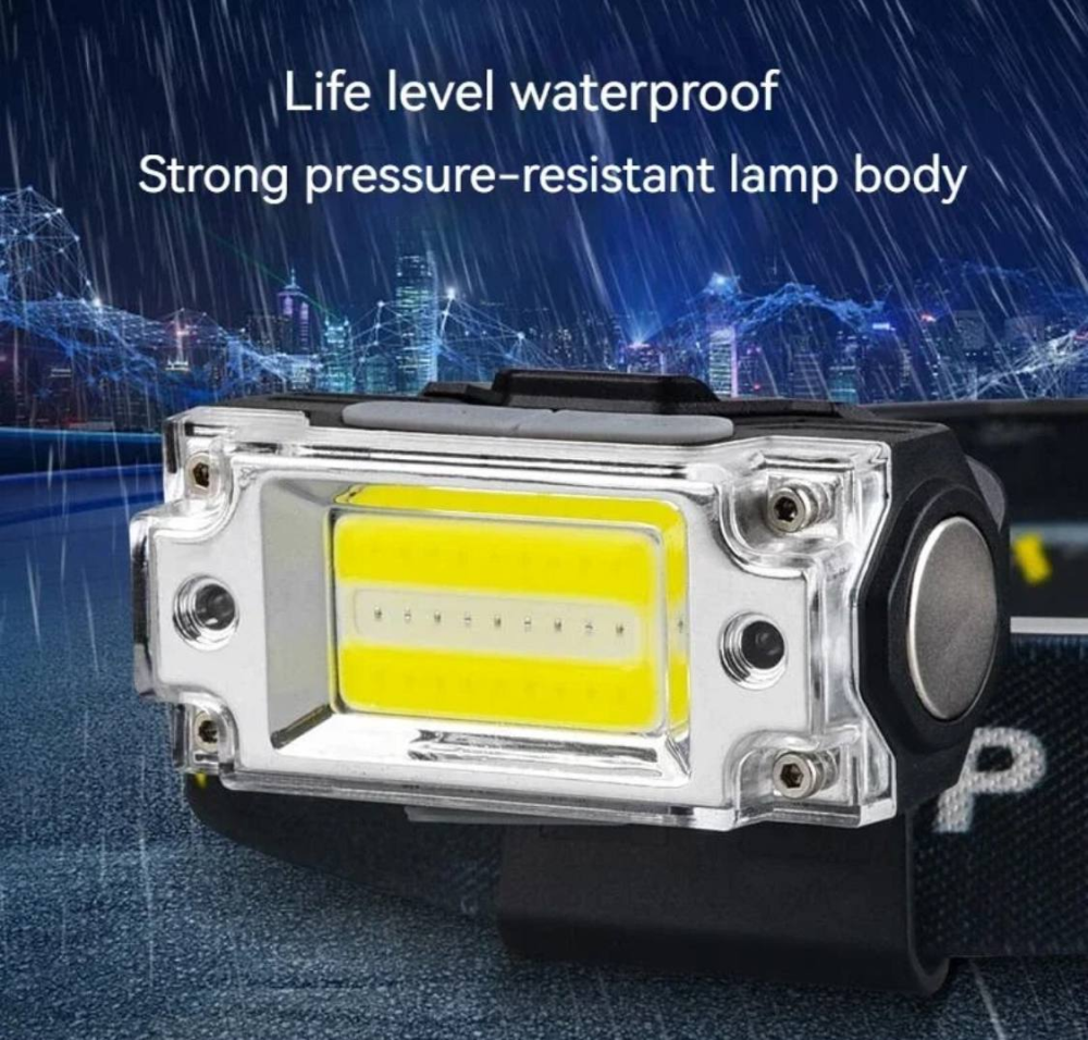 Налобний ліхтар BL-T133 з червоним світінням + сенсор Одеса - фото 8