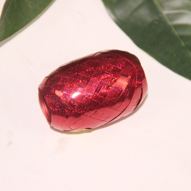 Лента для шариков с голограммой 5 мм на 10 м красный Киев - изображение 3