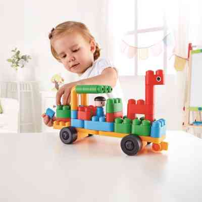 Конструктор PolyM Автопарк в зоопарке 40 деталей (760006) Винница